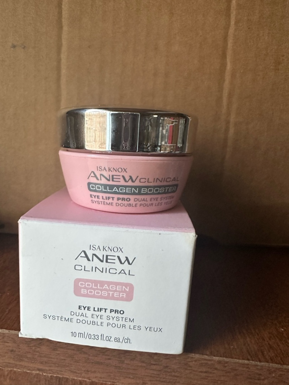 Avon Anew Clinical Collagen Booster Eye Lift Pro - Pink with Silver Cap